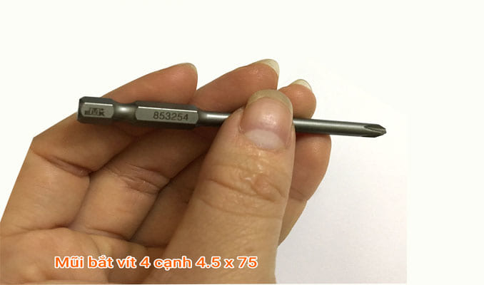 Đầu bắn vít đường kính 4.5
