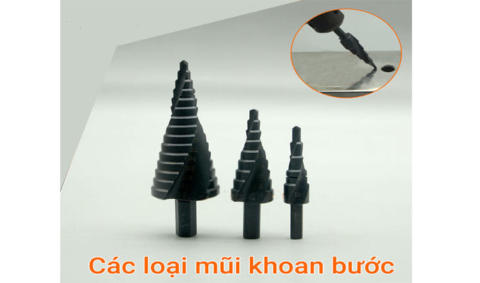 Các loại mũi khoan bước được phân phối bởi Công Cụ Tốt