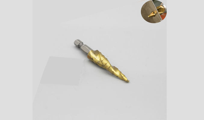 Mũi khoan bước xoắn 4-12mm phủ Titan 4241 chuôi lục được sử dụng phổ biến