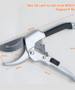 Kéo cắt cành to lưỡi trượt Φ20mm Sagawa P-869