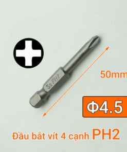 vít chuôi lục dài 50mm ph2 4.5mm